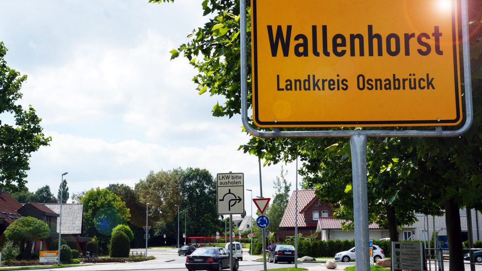 Ortsschild von Wallenhorst. Symbolfoto: Wallenhorster.de