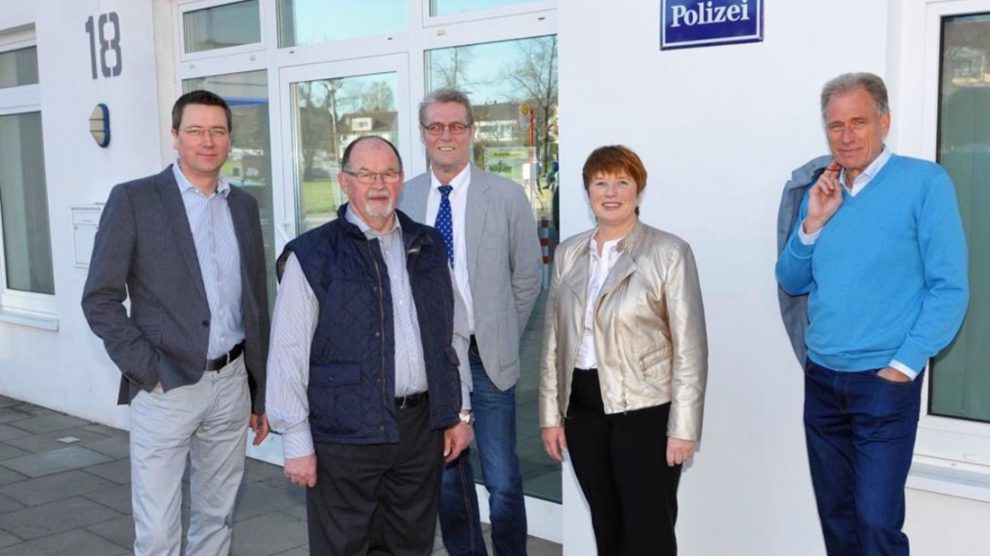 V.l.n.r.: Mark Brockmeyer, Gerd Unterberg, Norbert Hörnschemeyer, Marlene Posnin und Manfred Gretzmann. Foto: CDW Wallenhorst