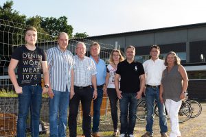 v.l.: Linus Röwekamp, Christian Hettwer, Heinz Klumpe, Hubert Pohlmann, Sabine Steinkamp, Guido Pott, Andreas Hörnschemeyer, Ulrike Gering Foto: SPD Wallenhorst