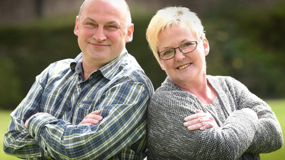 Michael und Monika Riemann für DIE LINKE. Wallenhorst. Foto: DIE LINKE. Wallenhorst