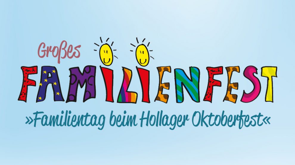 Familientag beim Hollager Oktoberfest. Grafik: Kolping Hollage