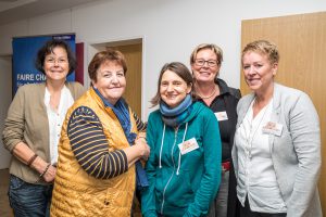 Das Vorbereitungsteam (von links): Monika Thünker, Maria Knüppe, Mona Elbel, Kornelia Böert und Annemarie Schmidt-Remme. Es fehlt Angelika Uhlen. Foto: Gemeinde Wallenhorst / Thomas Remme