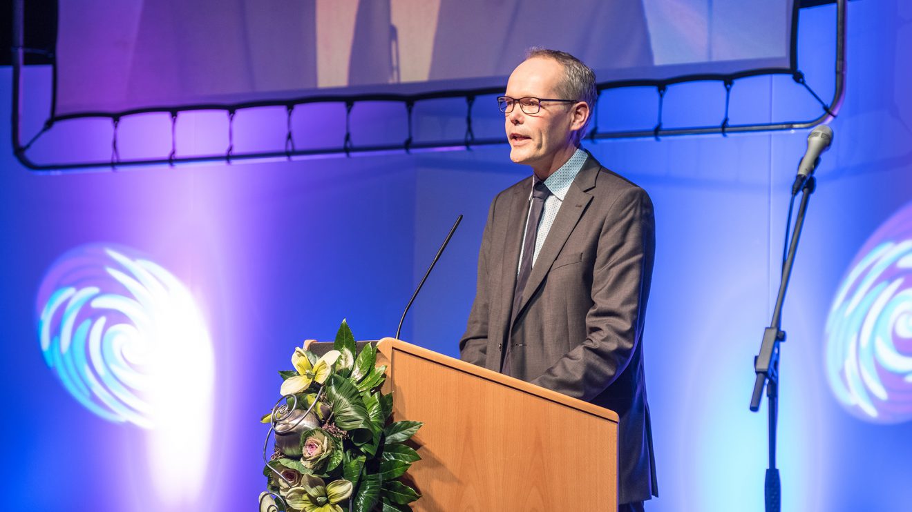 Hielt die Laudatio: Martin Kempchen. Foto: Gemeinde Wallenhorst / Thomas Remme