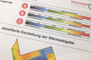 Ausschnitt aus der „detaillierten Darstellung der Wärmeabgabe“ in Wallenhorst. Foto: Wallenhorster.de