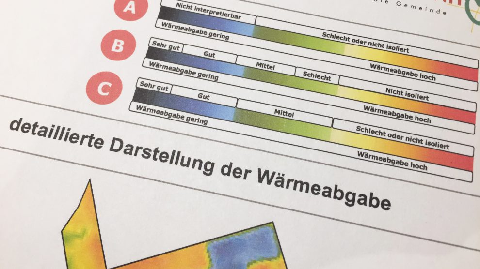Ausschnitt aus der „detaillierten Darstellung der Wärmeabgabe“ in Wallenhorst. Foto: Wallenhorster.de
