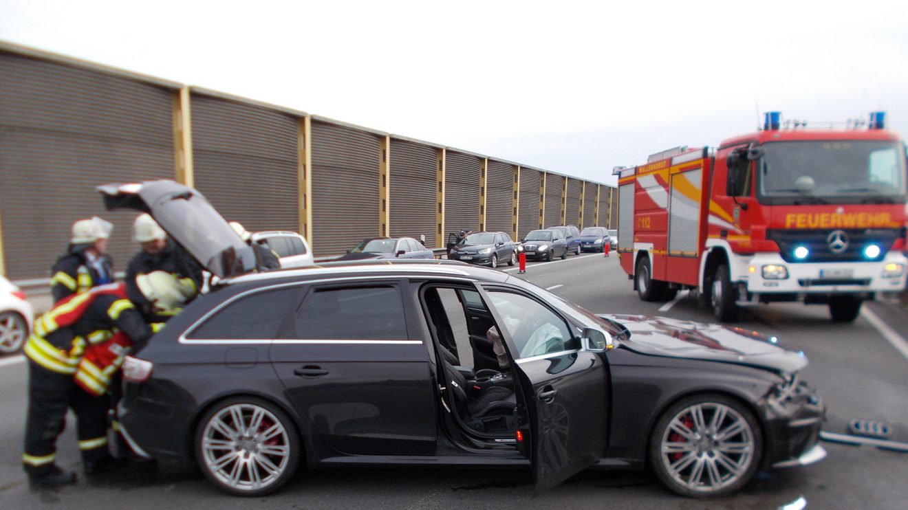 Schwerer Verkehrsunfall auf der A1. Foto: Polizeiinspektion Osnabrück/ots