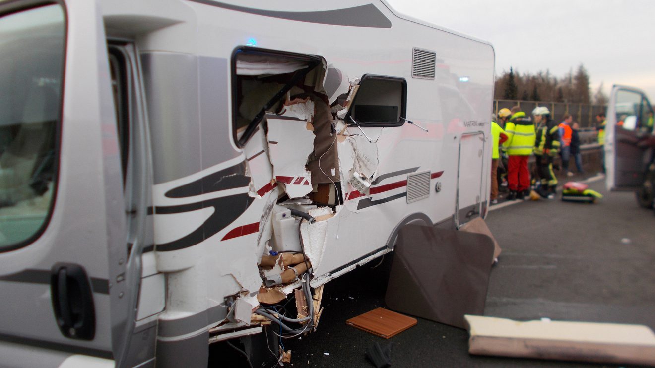 Schwerer Verkehrsunfall auf der A1. Foto: Polizeiinspektion Osnabrück/ots