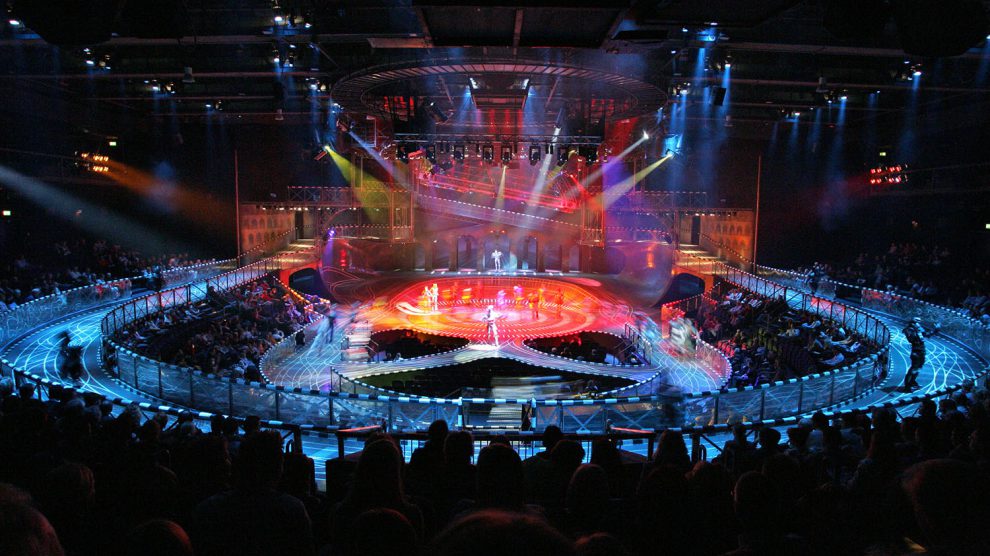 Ein Blick ins Starlight-Express-Theater Bochum. Foto: Jens Hauer / Starlight Express