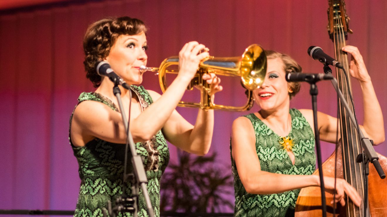 Die Musikerinnen aus Münster servierten Swing der 20er bis 40er Jahre. Foto: André Thöle