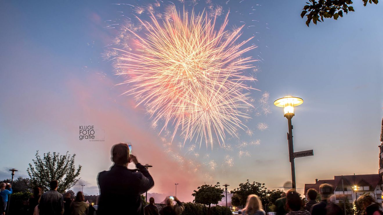 Ein tolles Feuerwerk gab es zum großen Jubiläum der 50. Wallenhorster Klib am Freitagabend. Fotos: KLUGE fotografie