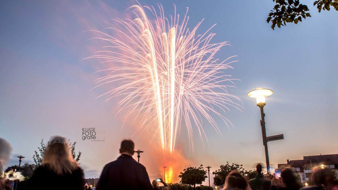 Ein tolles Feuerwerk gab es zum großen Jubiläum der 50. Wallenhorster Klib am Freitagabend. Fotos: KLUGE fotografie