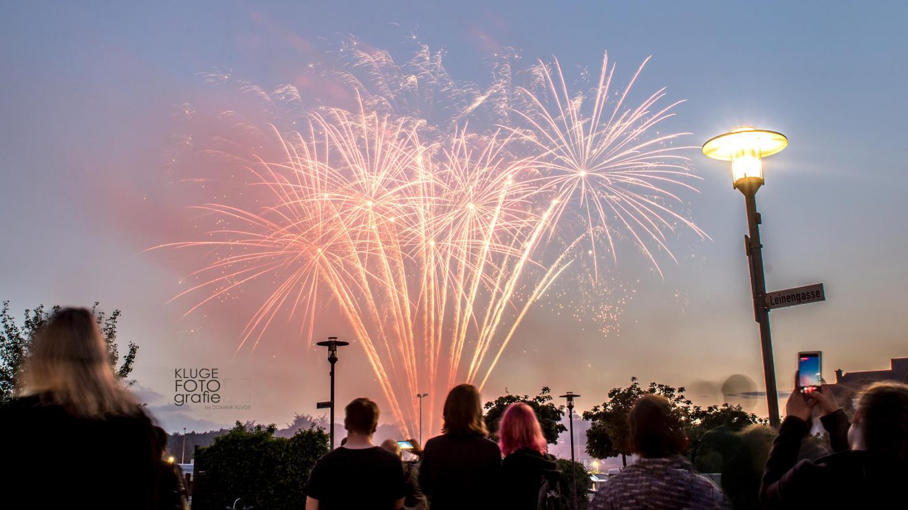 Ein tolles Feuerwerk gab es zum großen Jubiläum der 50. Wallenhorster Klib am Freitagabend. Fotos: KLUGE fotografie