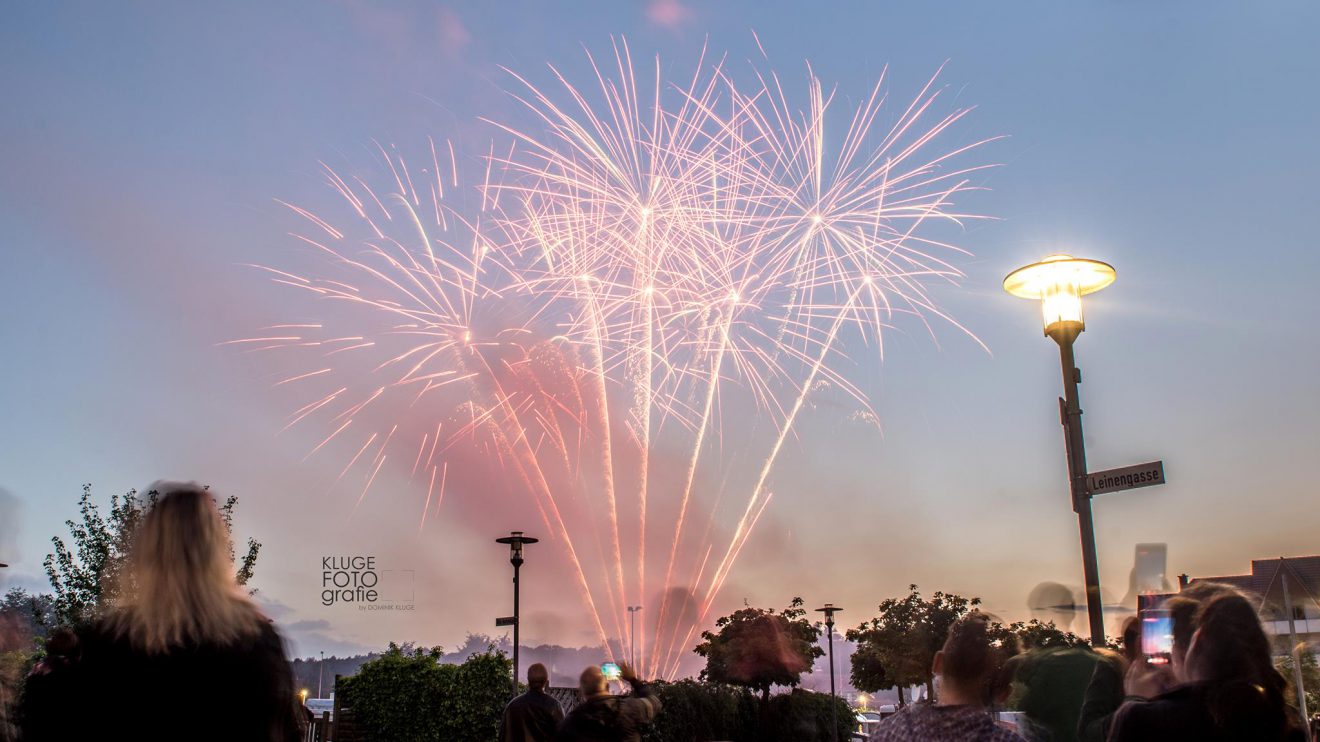 Ein tolles Feuerwerk gab es zum großen Jubiläum der 50. Wallenhorster Klib am Freitagabend. Fotos: KLUGE fotografie