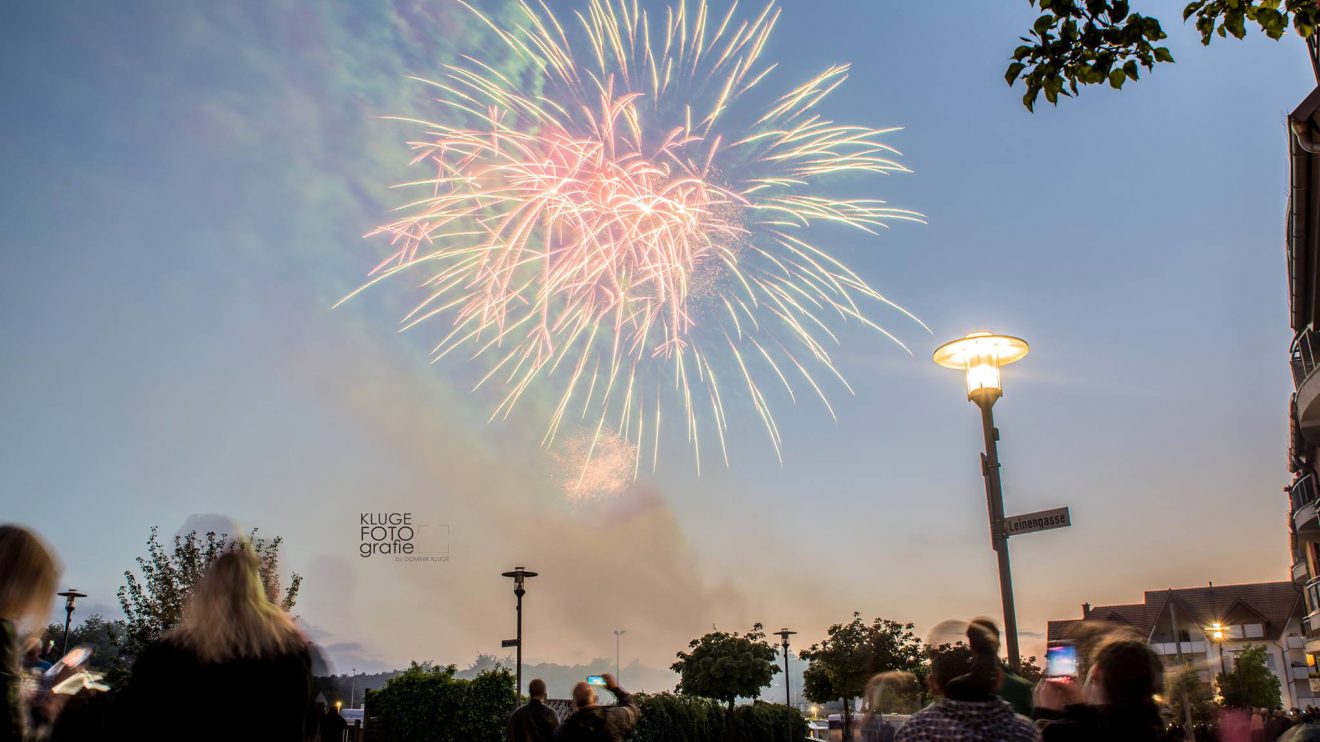 Ein tolles Feuerwerk gab es zum großen Jubiläum der 50. Wallenhorster Klib am Freitagabend. Fotos: KLUGE fotografie