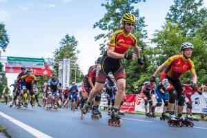 Zum Lechtinger Speedskate-Event werden einige Straße zeitweilig gesperrt. Foto: Thomas Remme