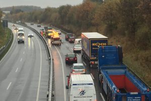 Verkehrsunfall auf der B68 bei Wallenhorst. Archivfoto: Wallenhorster.de