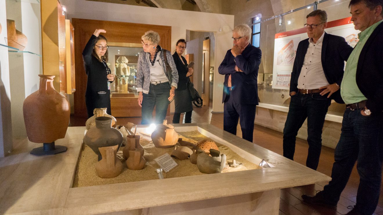 Besuch im mittelalterlichen Museum im Kloster Fossanova. Foto: André Thöle