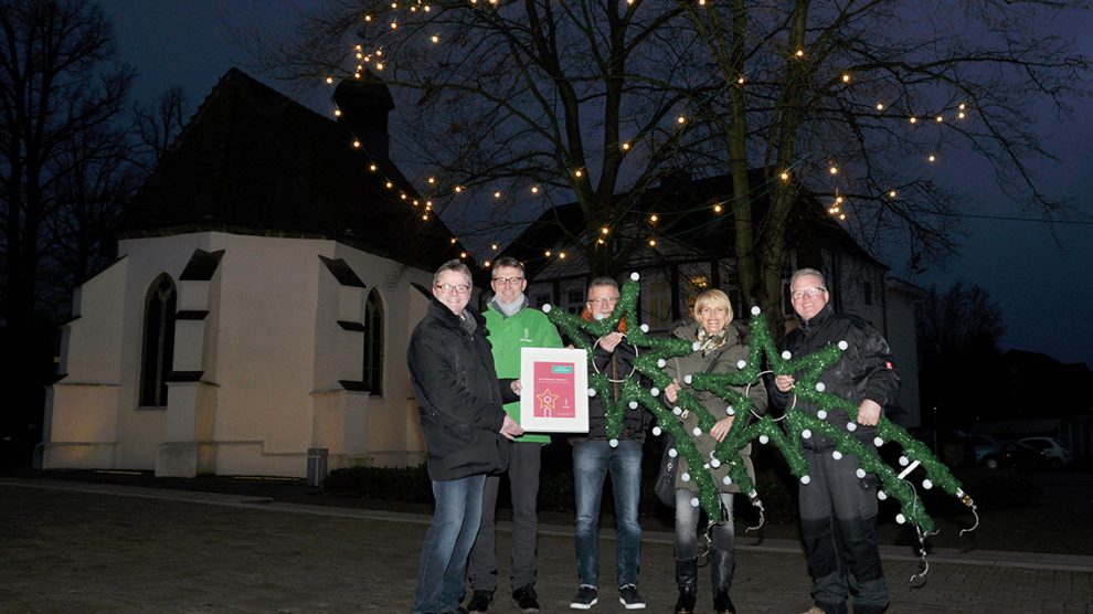 Neuer Glanz und diesmal zudem energiesparend: Die Beleuchtung auf dem Wallenhorster Weihnachtsmarkt. Foto: PR