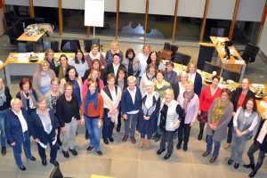 Gleichstellungsbeauftragte und Ratsfrauen der Nordkreiskommunen im Bramscher Rathaus. Foto: Dorit Barz / Stadt Bramsche