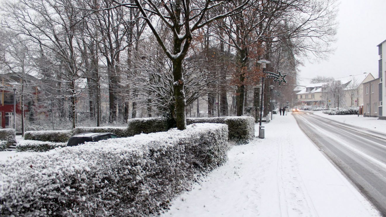 Der Winter ist im Zentrum von Wallenhorst angekommen. Foto: Wallenhorster.de