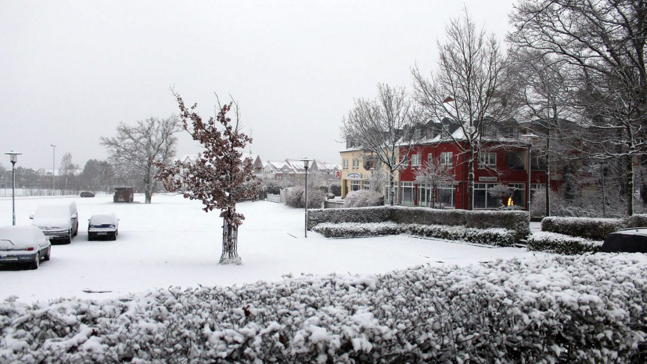 Der Winter ist im Zentrum von Wallenhorst angekommen. Foto: Wallenhorster.de