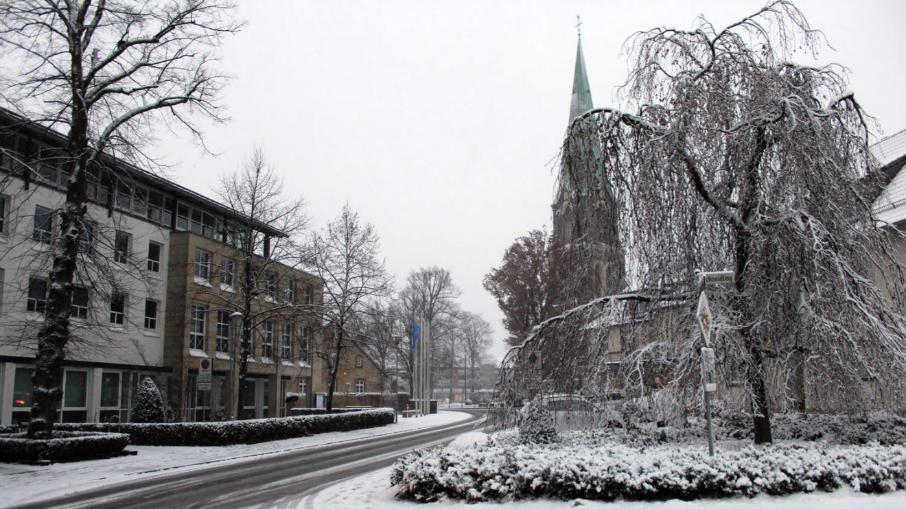 Der Winter ist im Zentrum von Wallenhorst angekommen. Foto: Wallenhorster.de