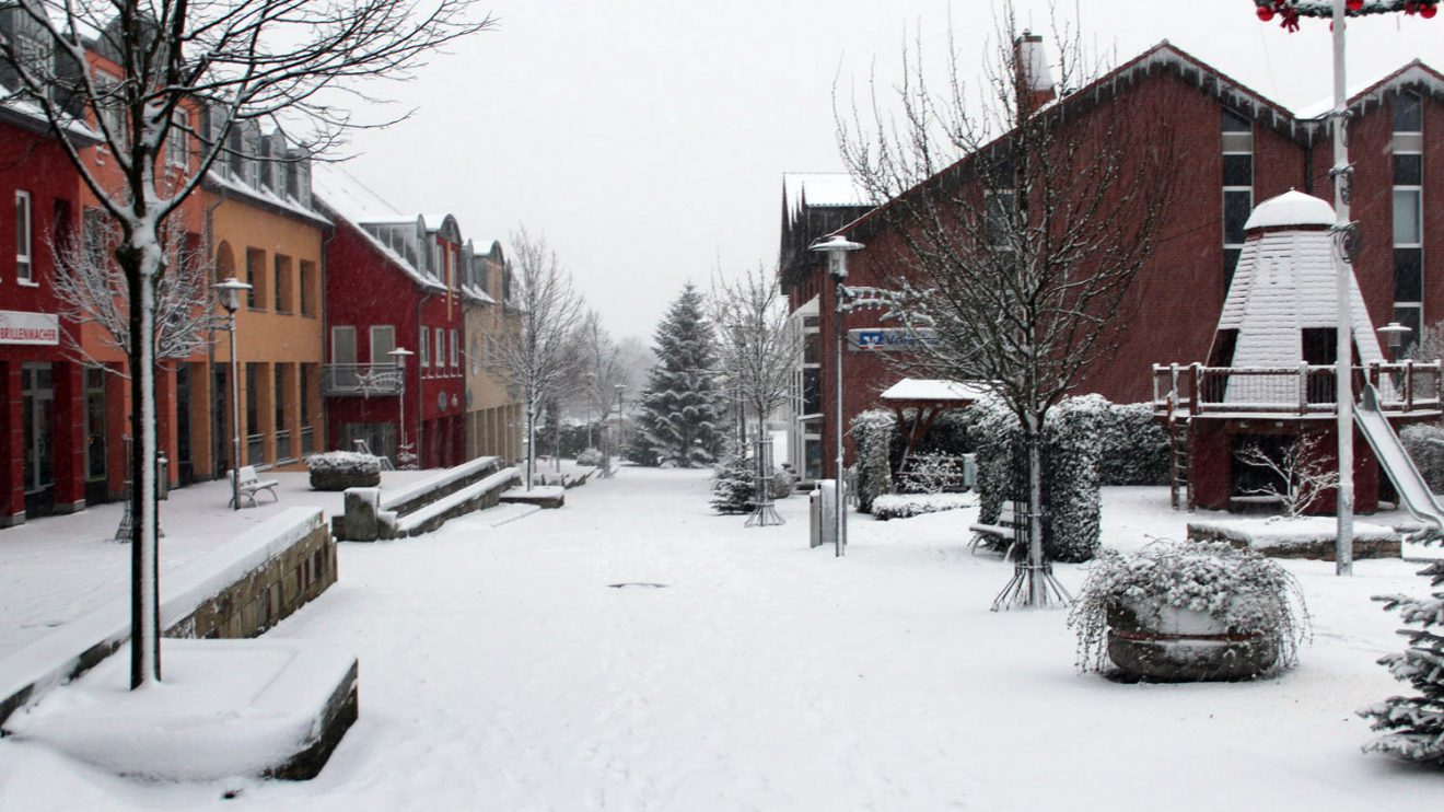 Der Winter ist im Zentrum von Wallenhorst angekommen. Foto: Wallenhorster.de