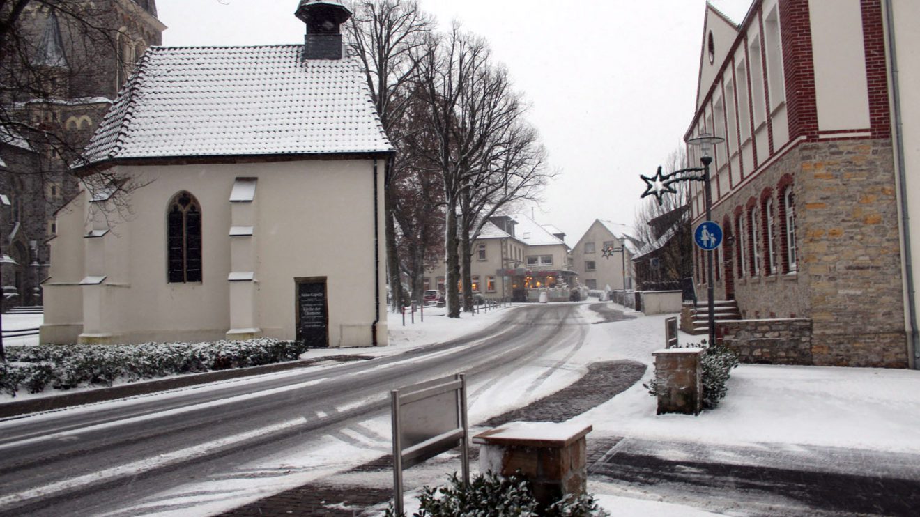 Der Winter ist im Zentrum von Wallenhorst angekommen. Foto: Wallenhorster.de