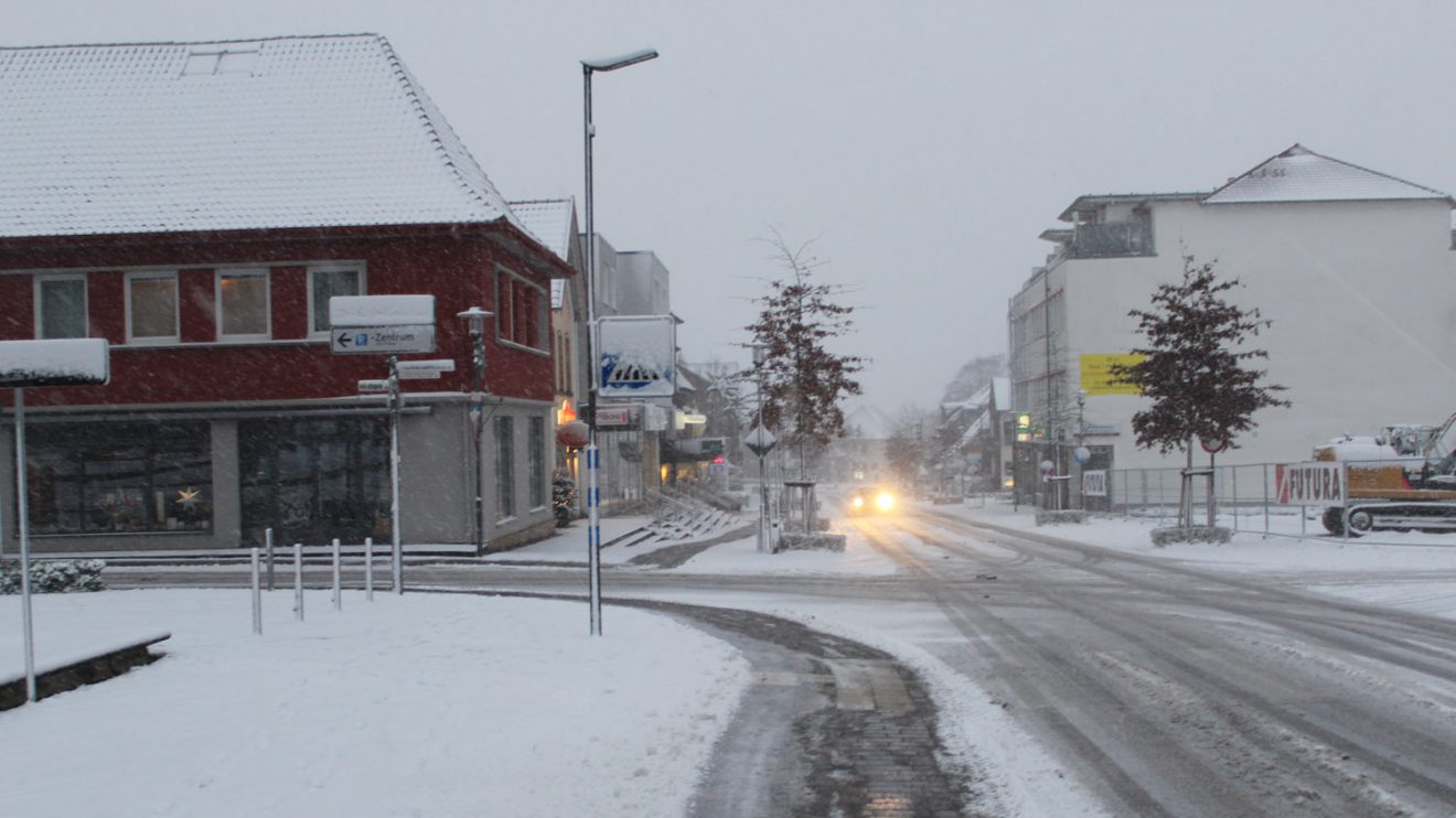 Der Winter ist im Zentrum von Wallenhorst angekommen. Foto: Wallenhorster.de