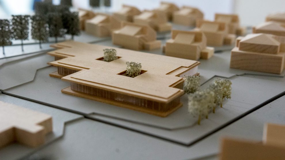 Das Modell des Krippenhauses. Foto: Gemeinde Wallenhorst / André Thöle
