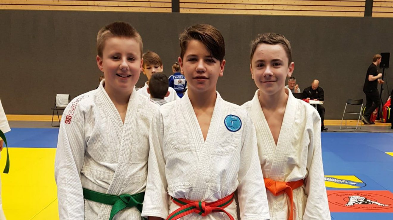 Die Hollager Judoka bei den Landeseinzelmeisterschaften in Visbek. Foto: Blau-Weiss Hollage
