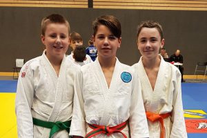 Die Hollager Judoka bei den Landeseinzelmeisterschaften in Visbek. Foto: Blau-Weiss Hollage