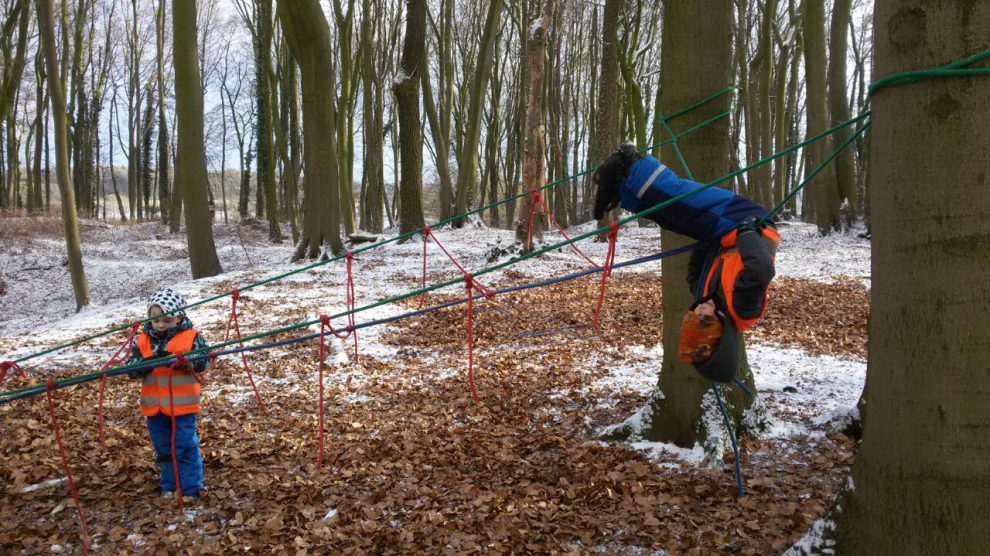 „Sport und Spiel im Wald“ läuft als Kurs immer dienstags über Blau-Weiss Hollage. Foto: BWH