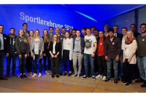 Die Hollager Judoka bei der Wallenhorster Sportlerehrung 2018. Foto: Blau-Weiss Hollage