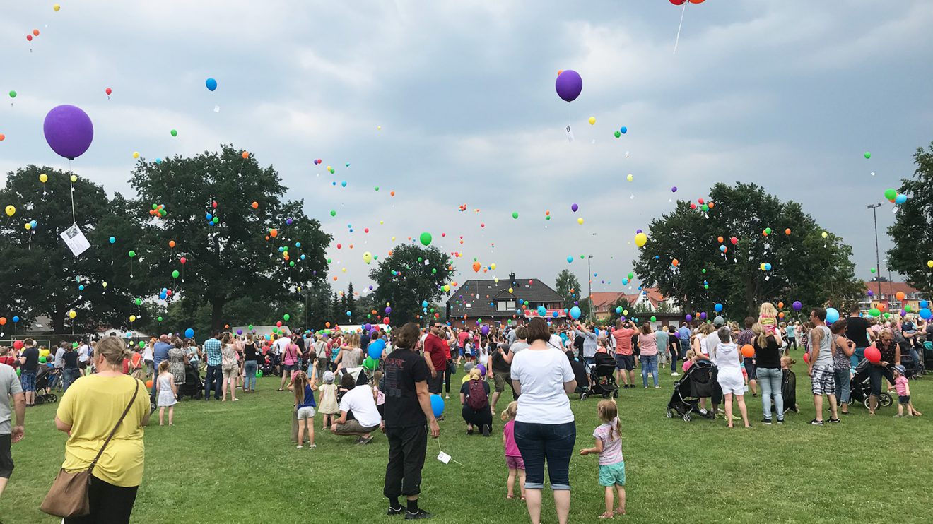 Buntes Treiben am Freitagnachmittag auf der Wallenhorster Klib 2018. Foto: Wallenhorster.de