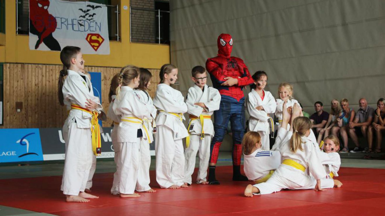 Das Hollager Judo Camp 2018 stand unter dem Motto „Superhelden“. Foto: Blau-Weiss Hollage