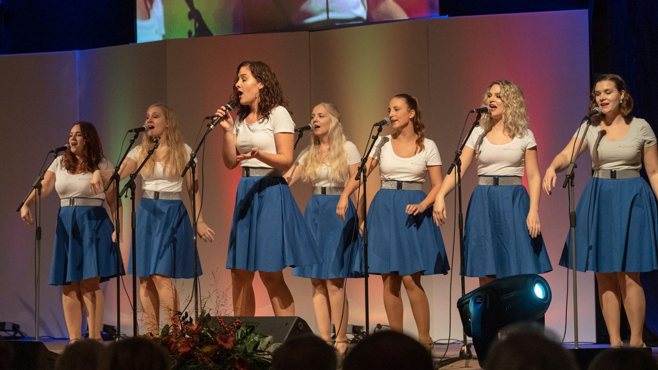 Die Nightingales begeistern mit ihrem abwechselnd gesungenen Medley. Foto: Thomas Remme