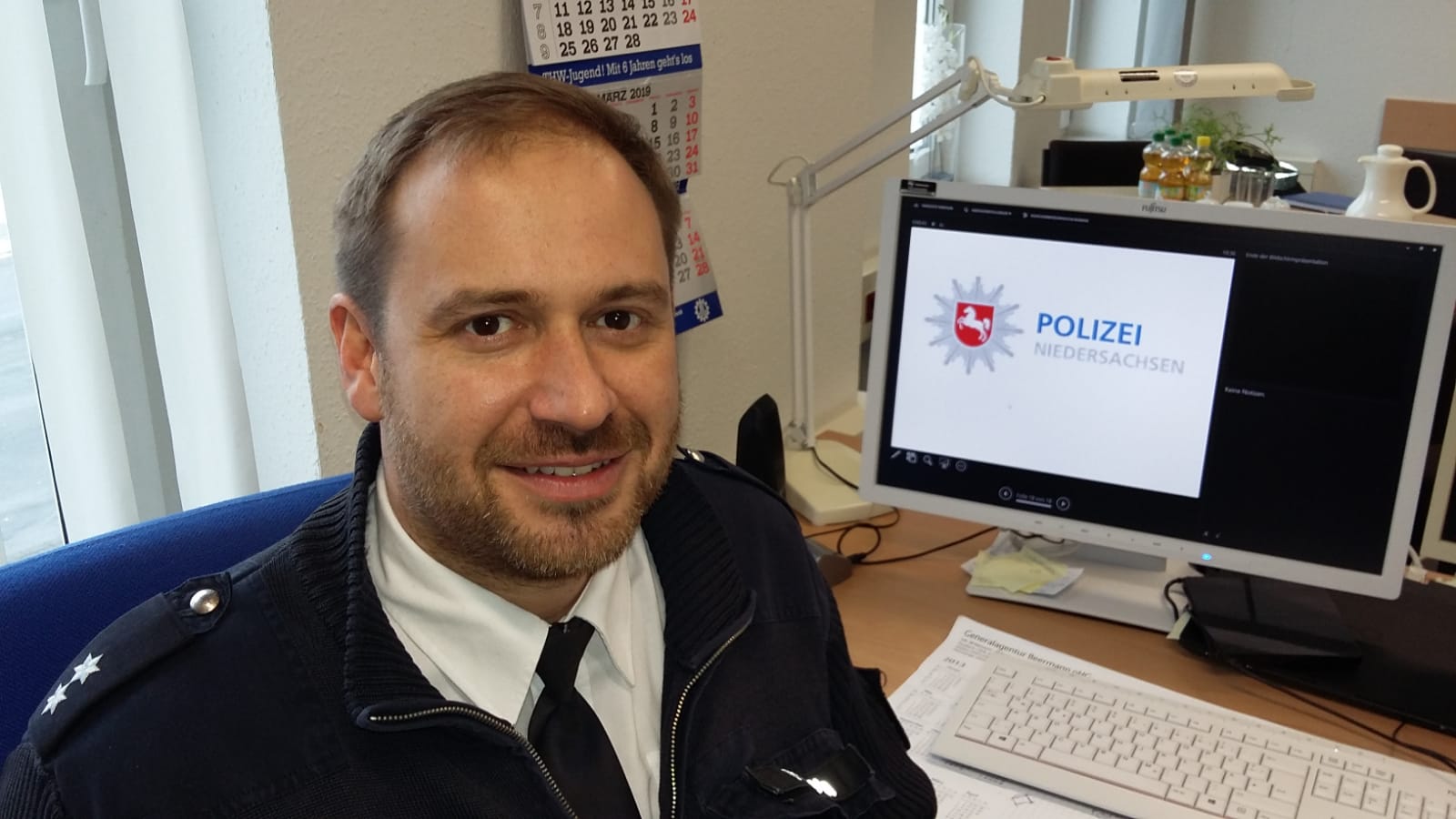 Christian Netsch ist Dienststellenleiter der Polizei in Wallenhorst. Foto: Polizeiinspektion Osnabrück