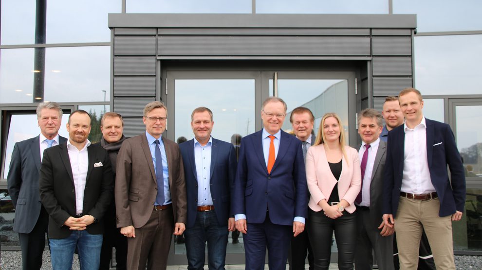 Hoher Besuch in Wallenhorst: Ministerpräsidenten Weil besuchte die Firma Schütte. Foto: Wahlkreisbüro Guido Pott