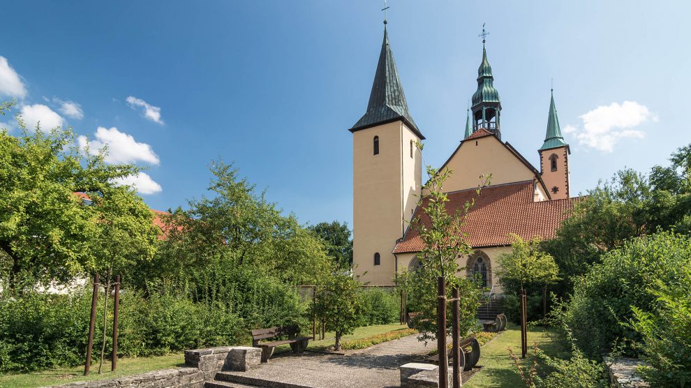 Eine der „himmlischen Bauten“ auf der Kirchentour der VarusRegion: die Wallfahrtskirche in Rulle. Foto: Gemeinde Wallenhorst / Thomas Remme