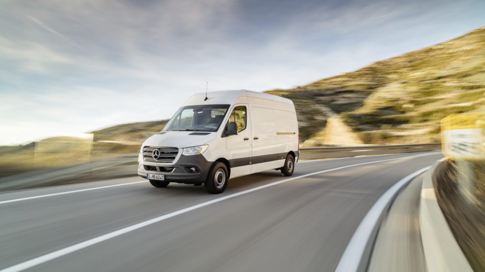 Ein weißer Mercedes-Benz Sprinter wurde in Lechtingen gestohlen. Die Polizei in Wallenhorst sucht Zeugen. Symbolfoto: Daimler AG