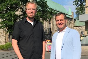 Die SPD-Aufsichtsratsmitglieder der GWW: Markus Broxtermann und Guido Pott. Foto: SPD-FDP Gruppe Wallenhorst