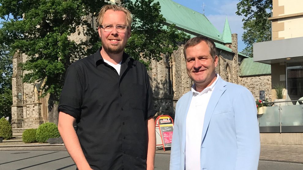 Die SPD-Aufsichtsratsmitglieder der GWW: Markus Broxtermann und Guido Pott. Foto: SPD-FDP Gruppe Wallenhorst