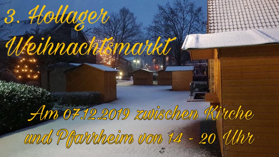 Am zweiten Adventswochenende findet wieder der Hollager Weihnachtsmarkt statt. Foto: Veranstalter