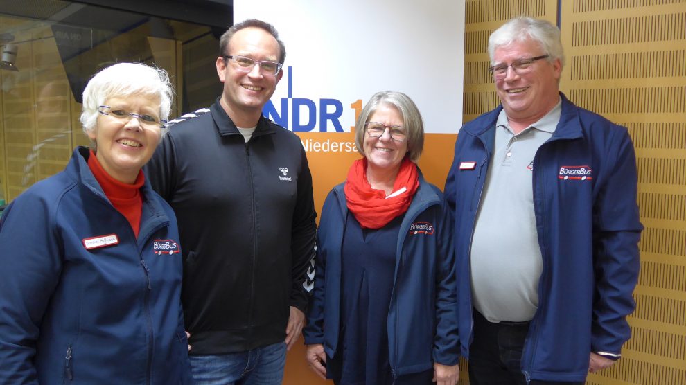 Von links: Dorothee Hoffmann, Sören Oelrichs, Marion Müssen und Klaus Schmitz. Foto: NDR 1 Niedersachsen