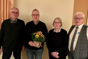 Von links: Theo Ebbeskotte, Ernst-August Schulterobben, Rita Plois und der stellvertretende Bürgermeister Alfred Lindner. Foto: CDU Gemeindeverband Wallenhorst