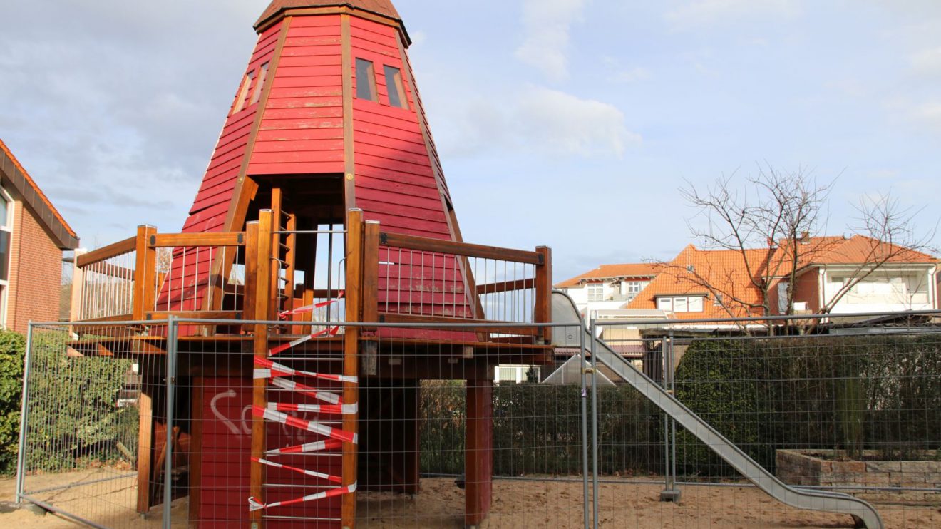 Nach erneut mutwilliger Sachbeschädigung musste der Begegnungsplatz im Zentrum von Wallenhorst gesperrt werden. Foto: Wir für Wallenhorst