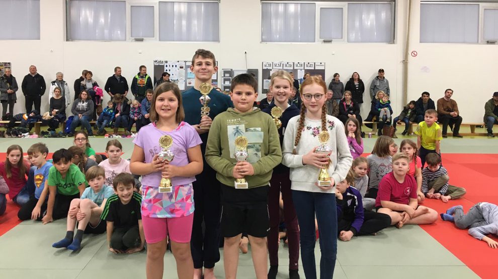 Ehrung auf der Weihnachtsfeier der Hollager Judoka. Foto: Blau-Weiss Hollage