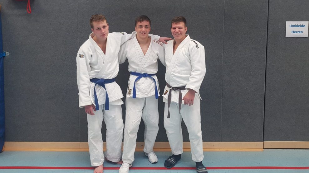 Die erfolgreichen Hollager Judoka der u21 bei den Niedersachsenmeisterschaften. Foto: Blau-Weiss Hollage