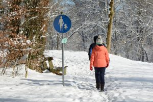 Eine Winterwanderung für die ganze Familie bietet die Kolpingsfamilie Hollage an. Symbolfoto: Pixabay / Antranias